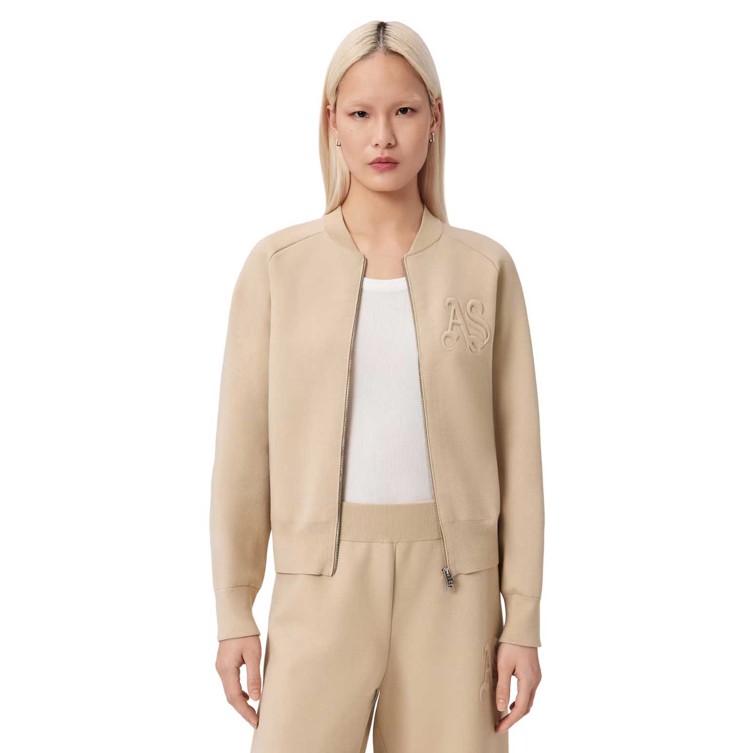 AllSaints Sonny Zip Up Cardigan